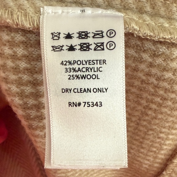 Cynthia Rowley Beige Herringbone Jacket - Picture 3 of 5